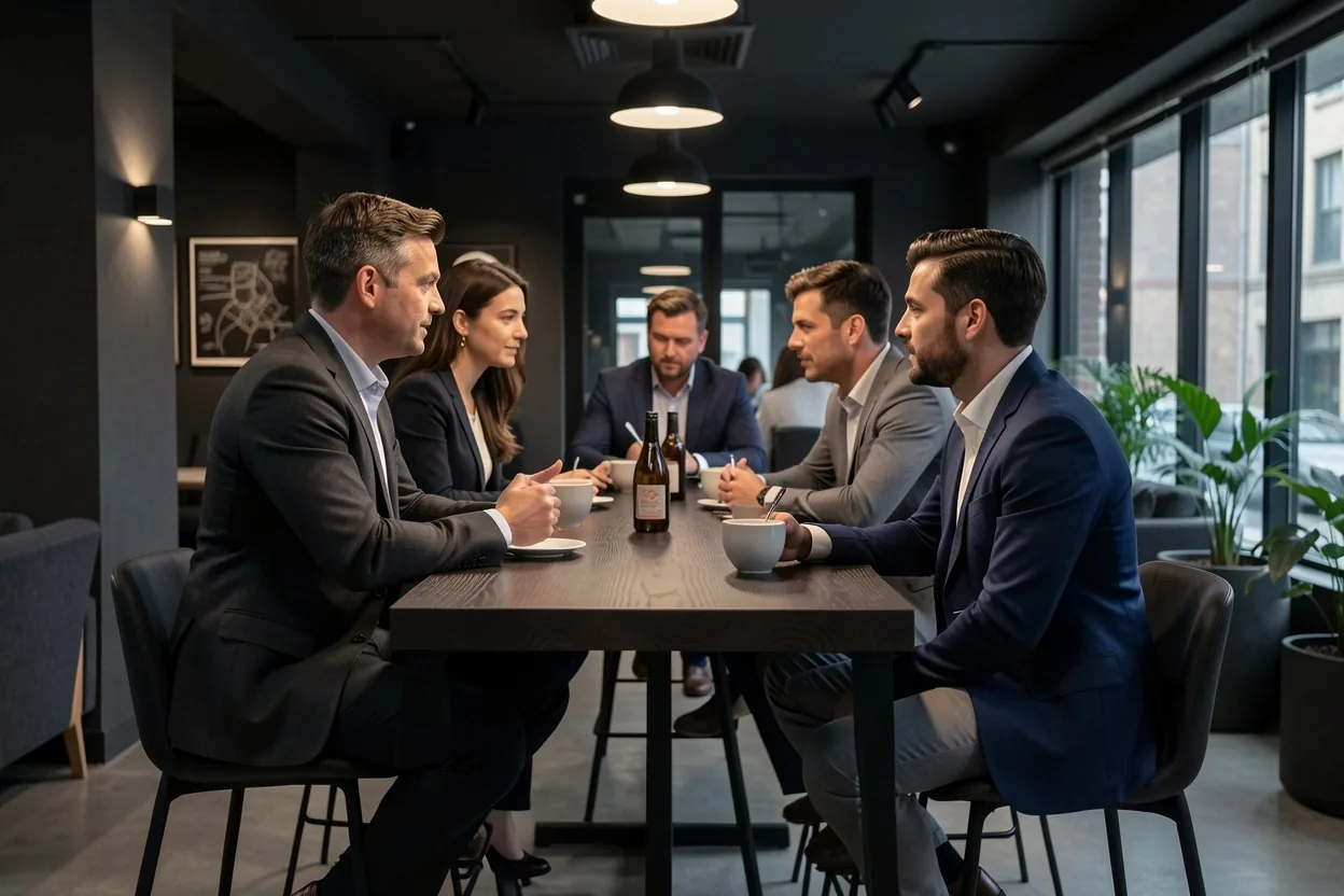Üzleti közösség és networking események a Fényteremben