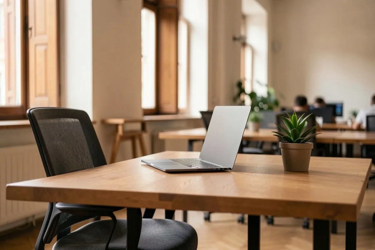 Fényterem Coworking Munkaállomások