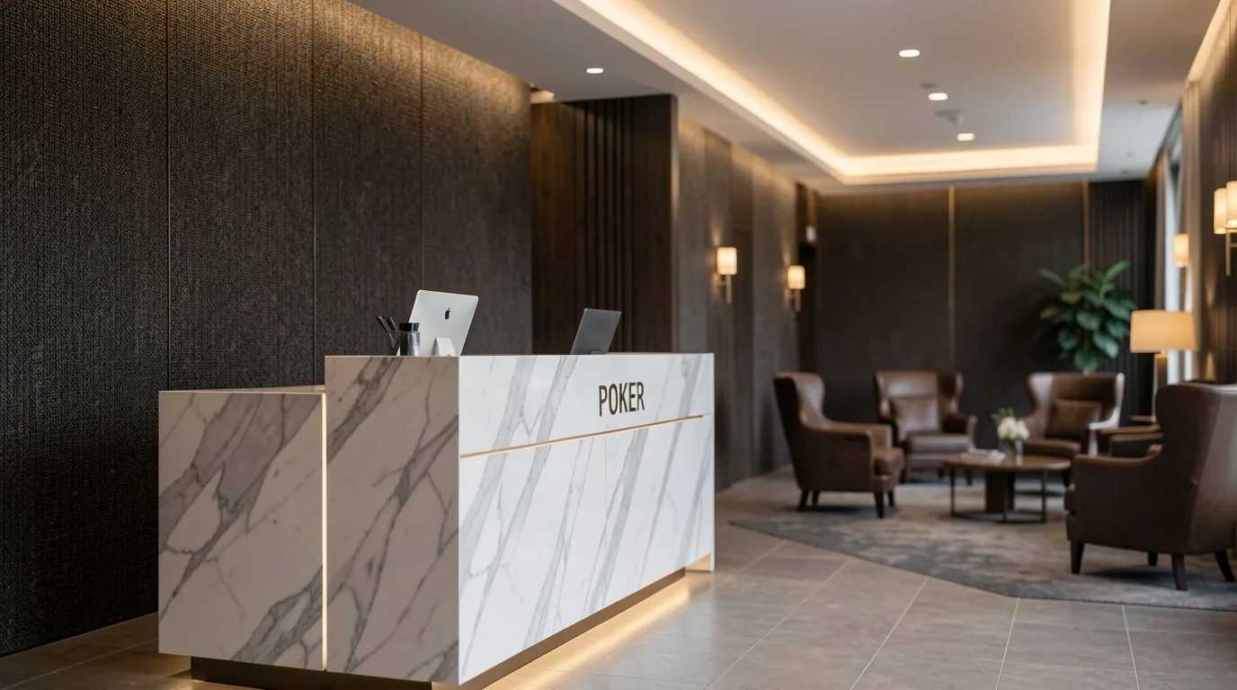Fényterem Pécs recepció és belső tér